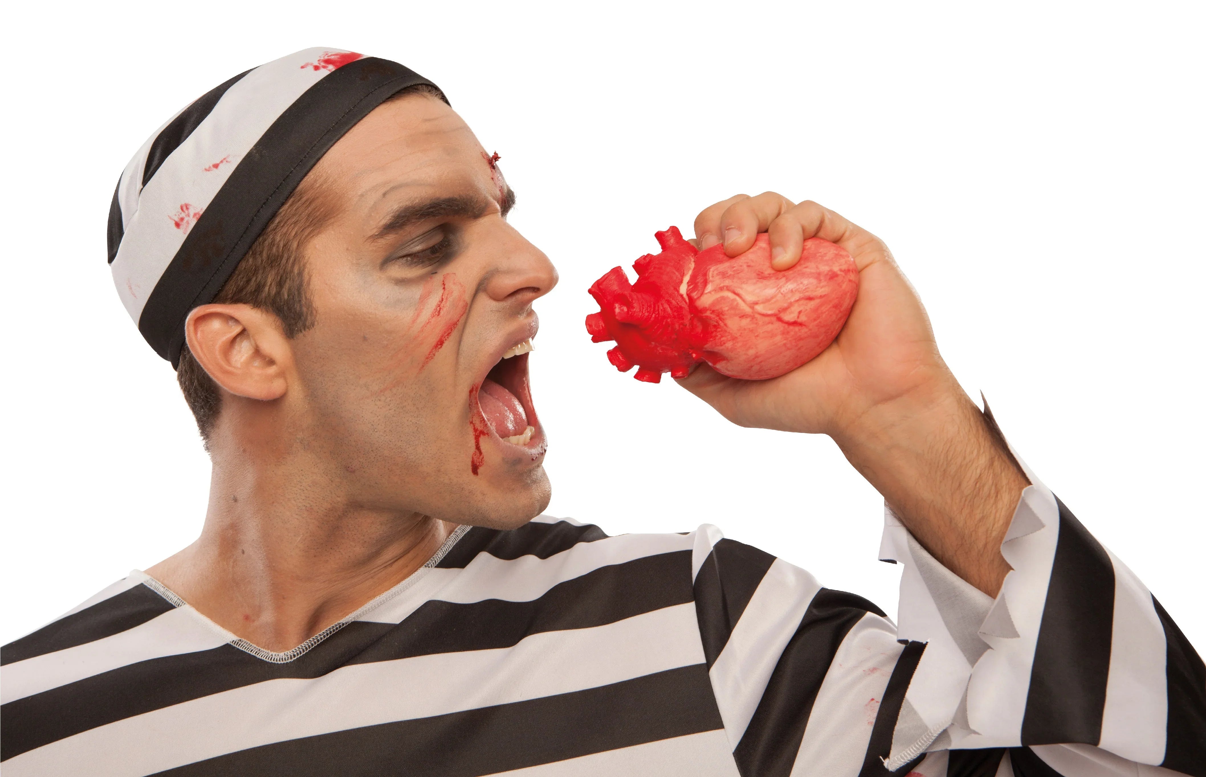 Corazón Sangriento de Látex Decoración Halloween EuroCarnavales