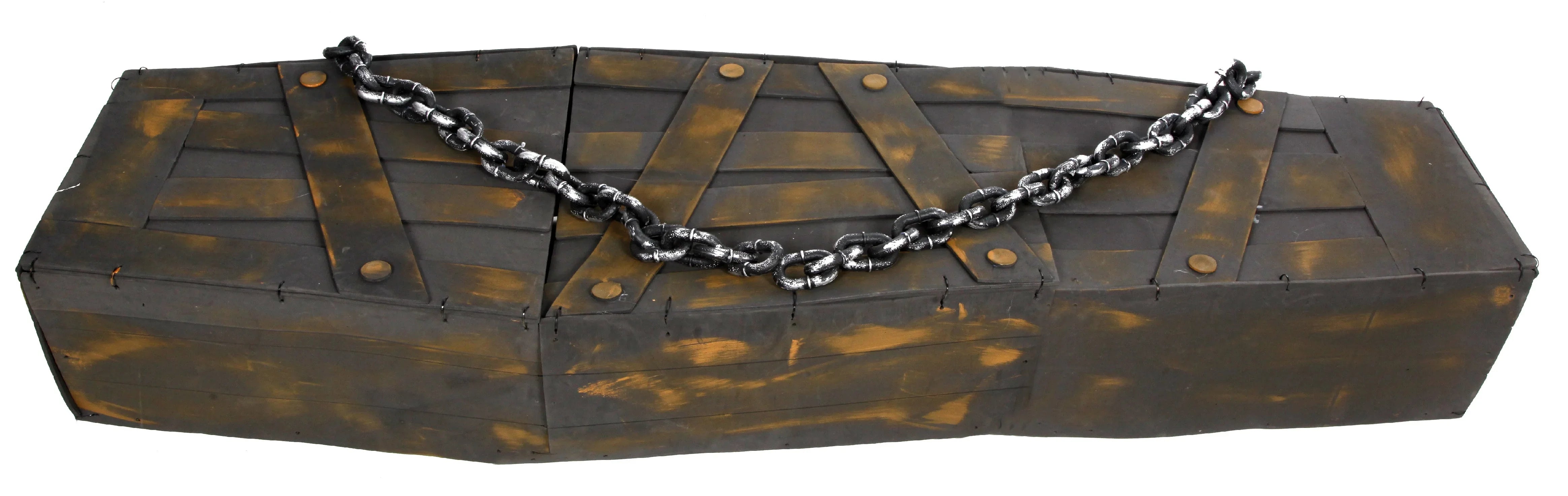 Ataúd Tamaño Real con Sonido y Movimiento Decoración Halloween EuroCarnavales