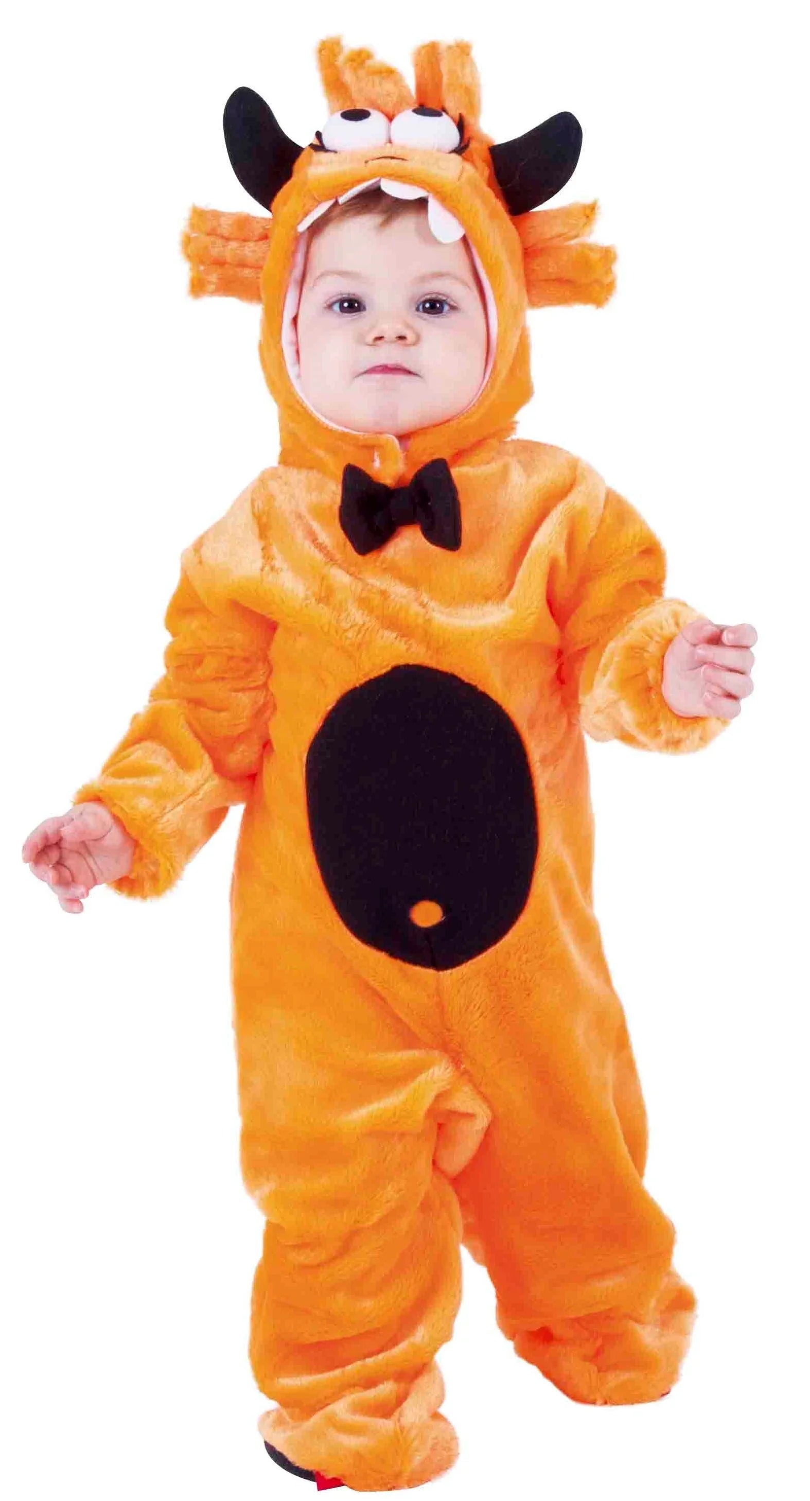 Disfraz de Monstruo de Peluche Naranja para Bebé Monstruos Rubies