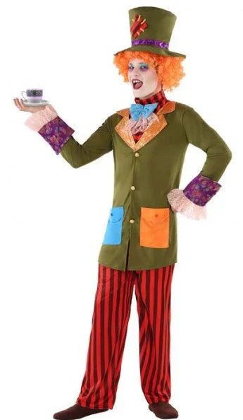 Disfraz de Sombrerero Loco Divertido Infantil Sombrerero Loco Atosa De 13 a 15 años