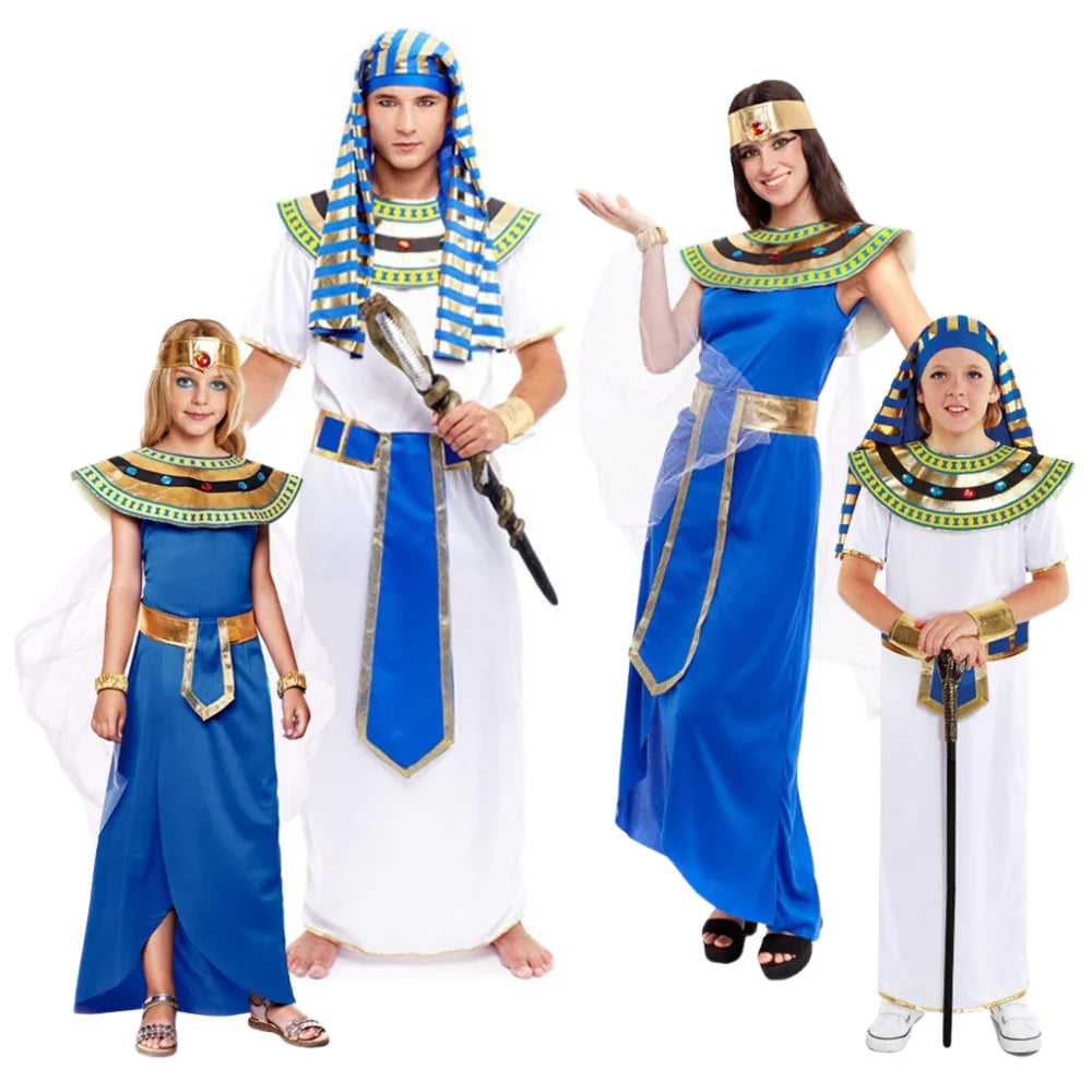Disfraces para Grupo de Faraones Egipcios Azules Egipcio Disfraces Simon