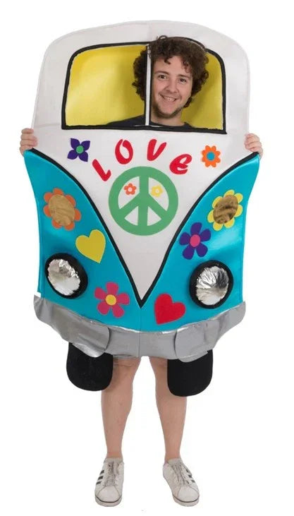 Disfraz de Furgoneta Hippie para Adulto Hippies Nines