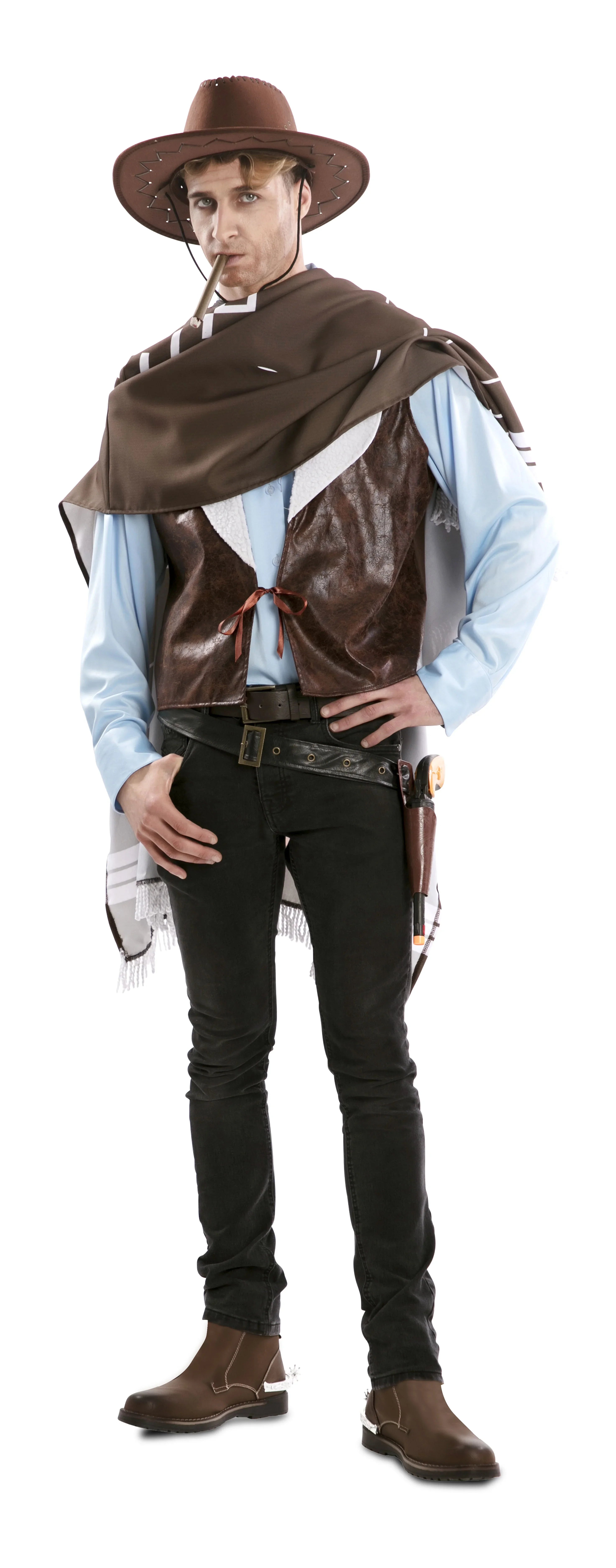 Disfraz de Vaquero Clint Eastwood para Hombre Vaquero EuroCarnavales