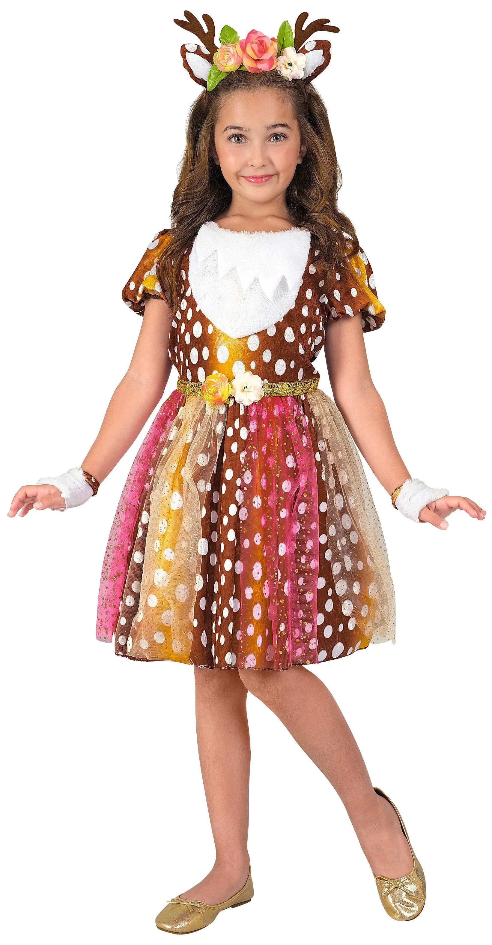 Disfraz de Reno Floral para Niña Renos Widmann