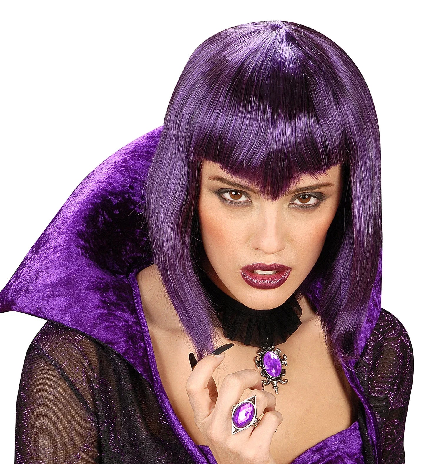 Anillo Gótico con Piedra Morada COMPLEMENTOS Widmann