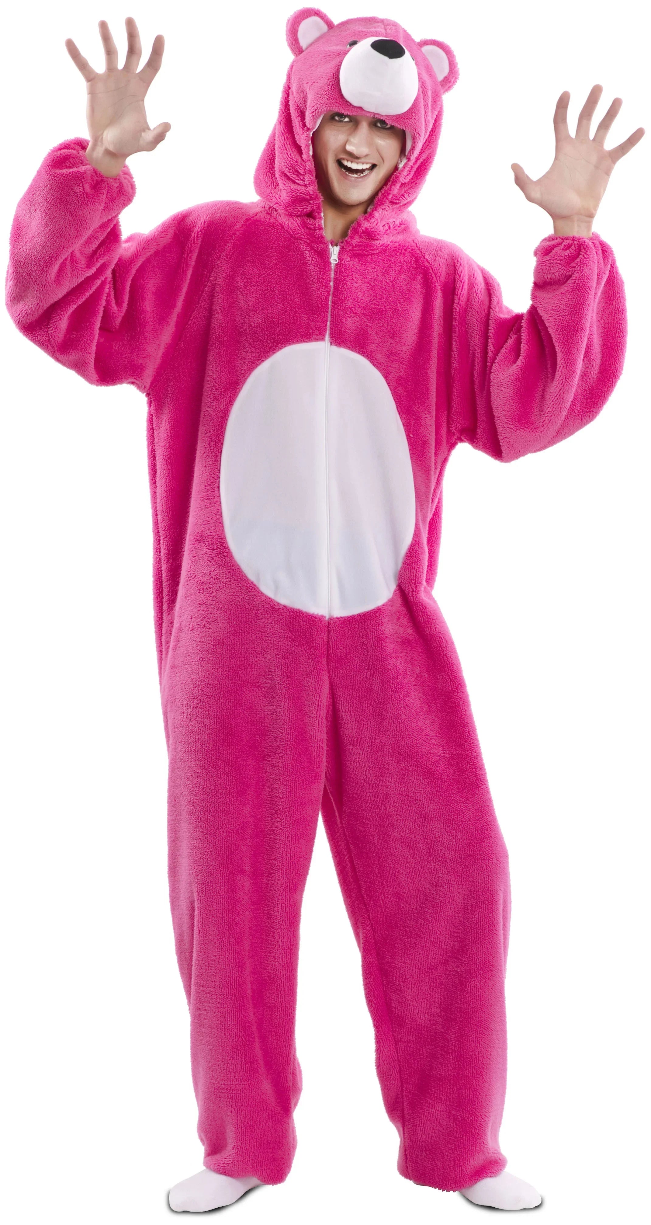 Disfraz de Oso Rosa para Adulto Oso Pardo, Panda y Polar EuroCarnavales