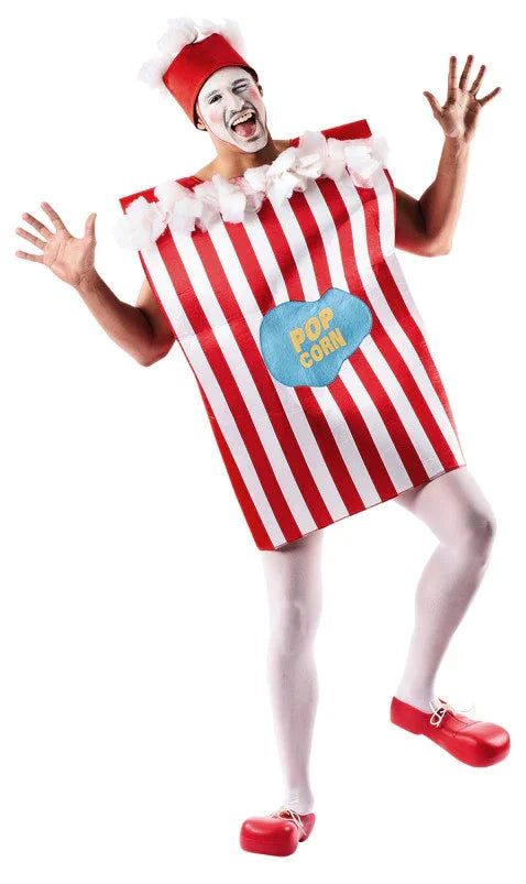 Disfraz de Cubo de Palomitas de Maíz para Adulto Disfraces Originales El Rey del Carnaval