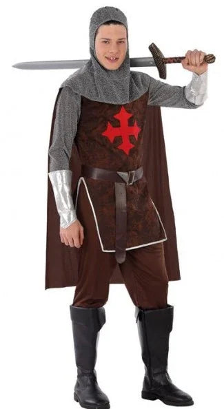 Disfraz de Caballero Medieval Cruzado para Niño Caballeros y Cruzados Medievales Atosa De 13 a 15 años
