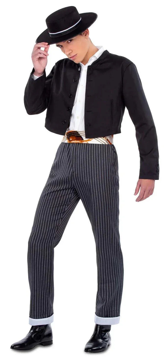 Disfraz de Cordobés con Chaqueta Negra para Hombre Cordobeses Viving