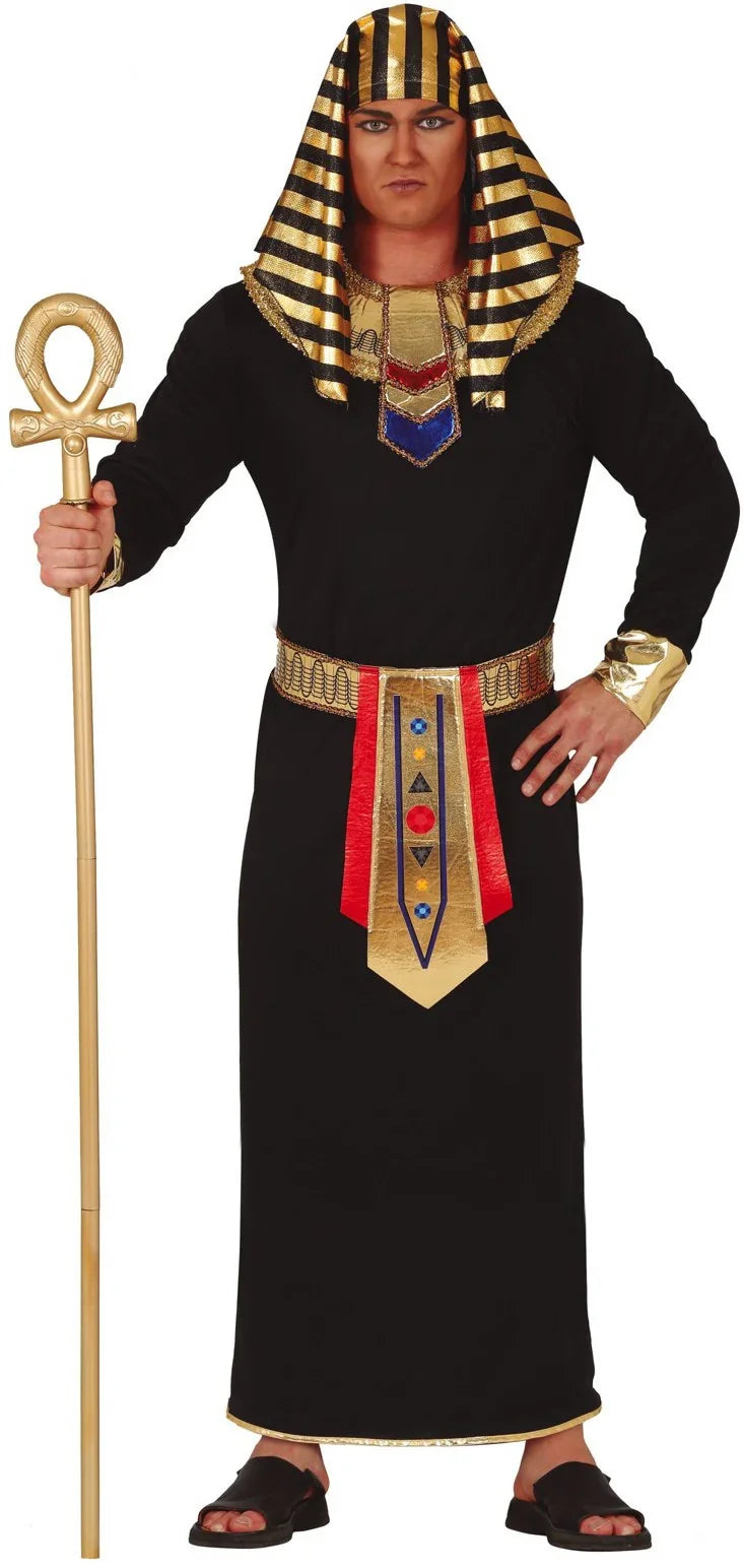 Disfraz de Faraón Negro para Adulto Egipcio Guirca