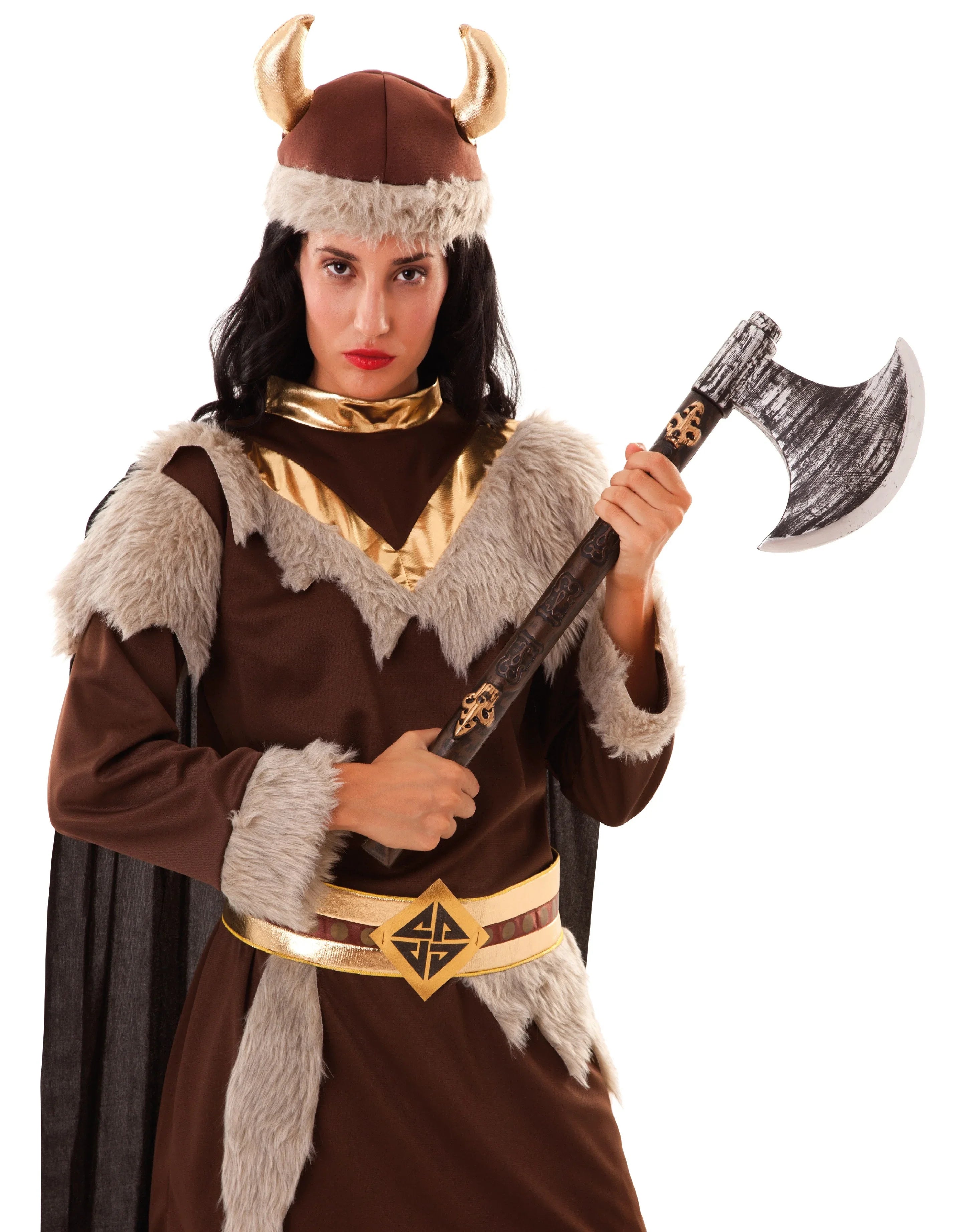 Hacha de Guerrero Vikingo de 63cm Complementos Vikingos EuroCarnavales