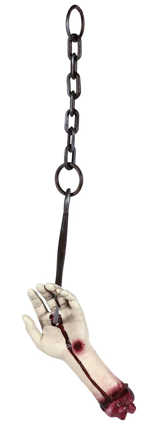 Gancho con Mano Cortada para Colgar Decoración Halloween EuroCarnavales