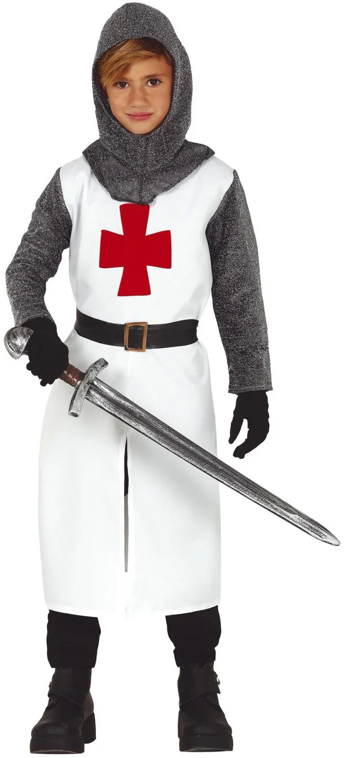 Disfraz de Caballero Templario para Niño Medieval Infantiles Guirca
