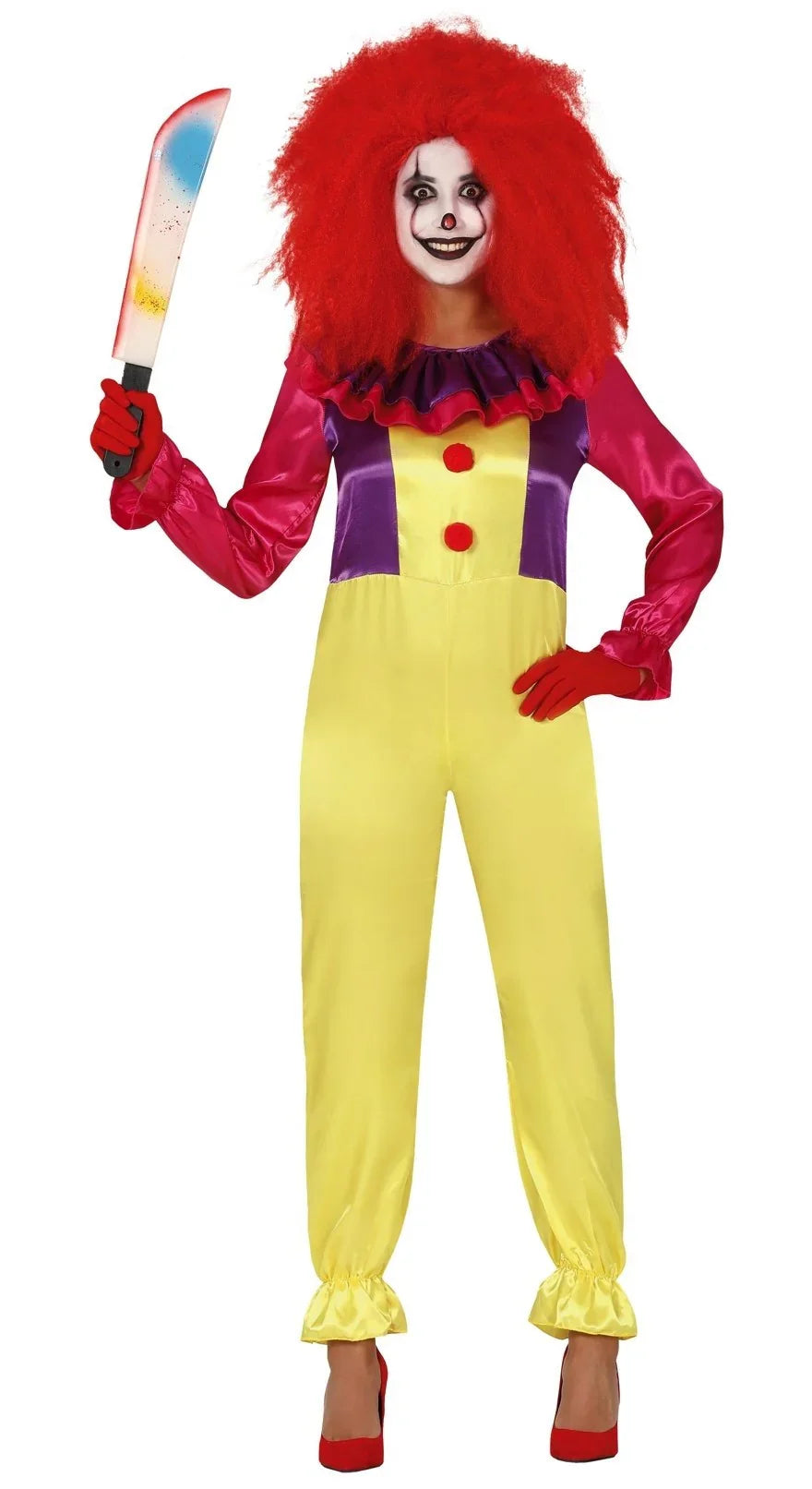 Disfraz de Payasa Asesina Penny Clásica para Mujer Pennywise Guirca