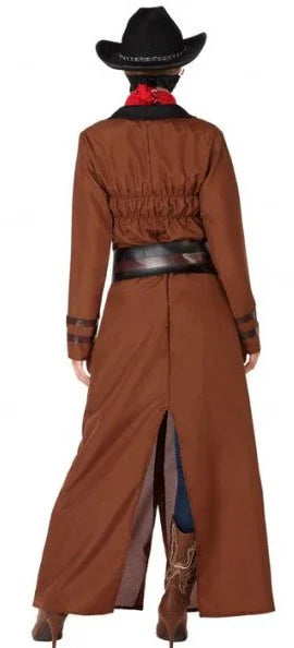 Disfraz de Vaquera con Abrigo Largo para Mujer Vaquero Atosa