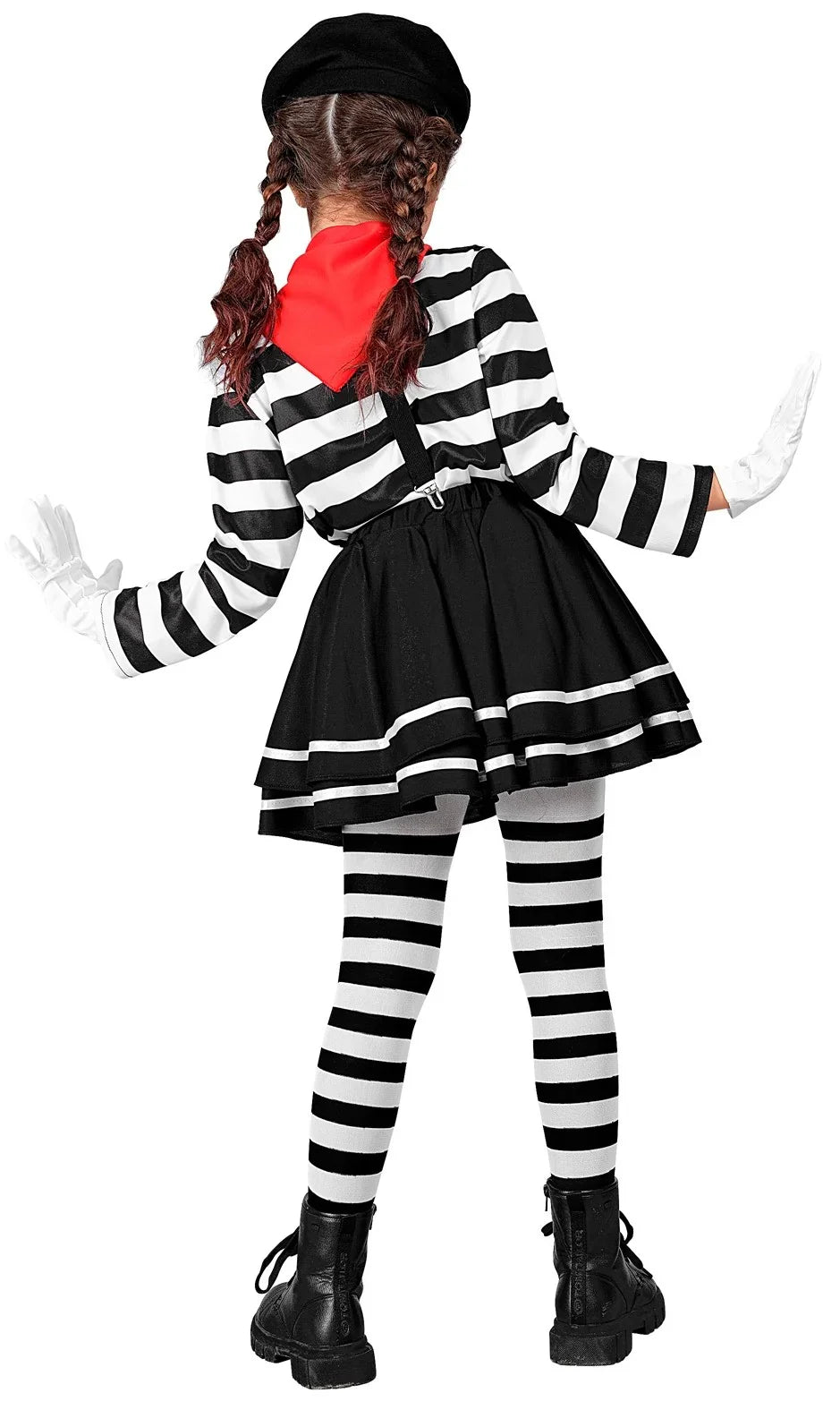 Disfraz de Mimo Clásico para Niña Mimos Infantiles Widmann