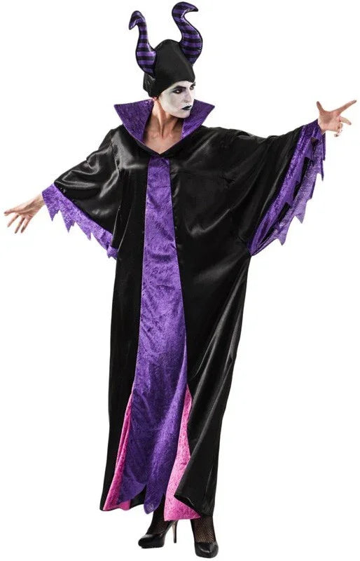 Disfraz de Bruja Maléfica Clásica para Adulto Maléfica El Rey del Carnaval