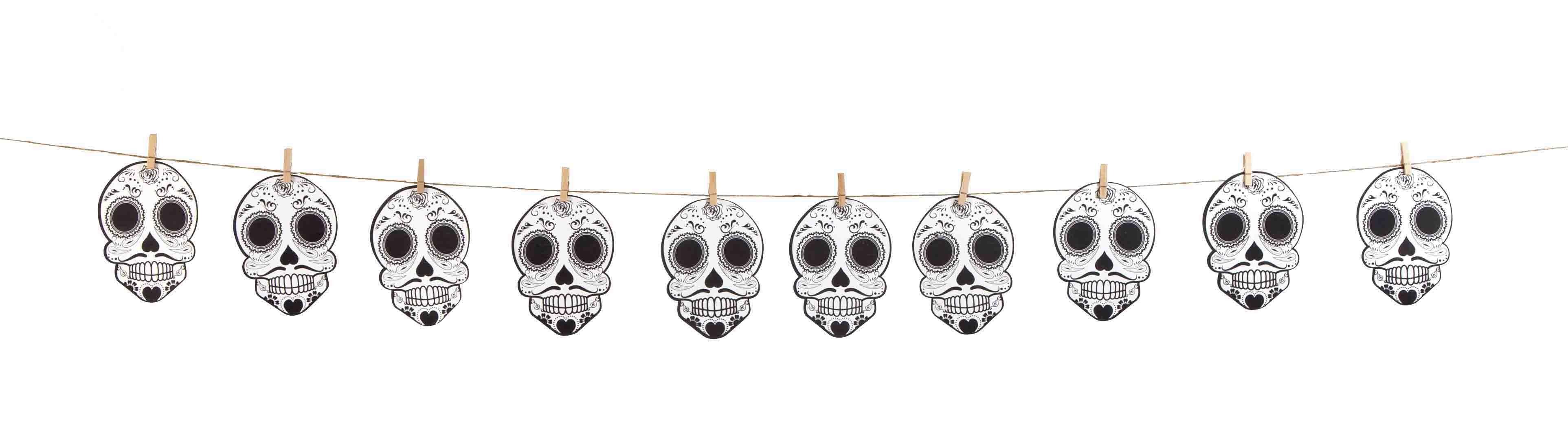 Guirnalda Muerte Mexicana para Halloween Guirnaldas Rubies