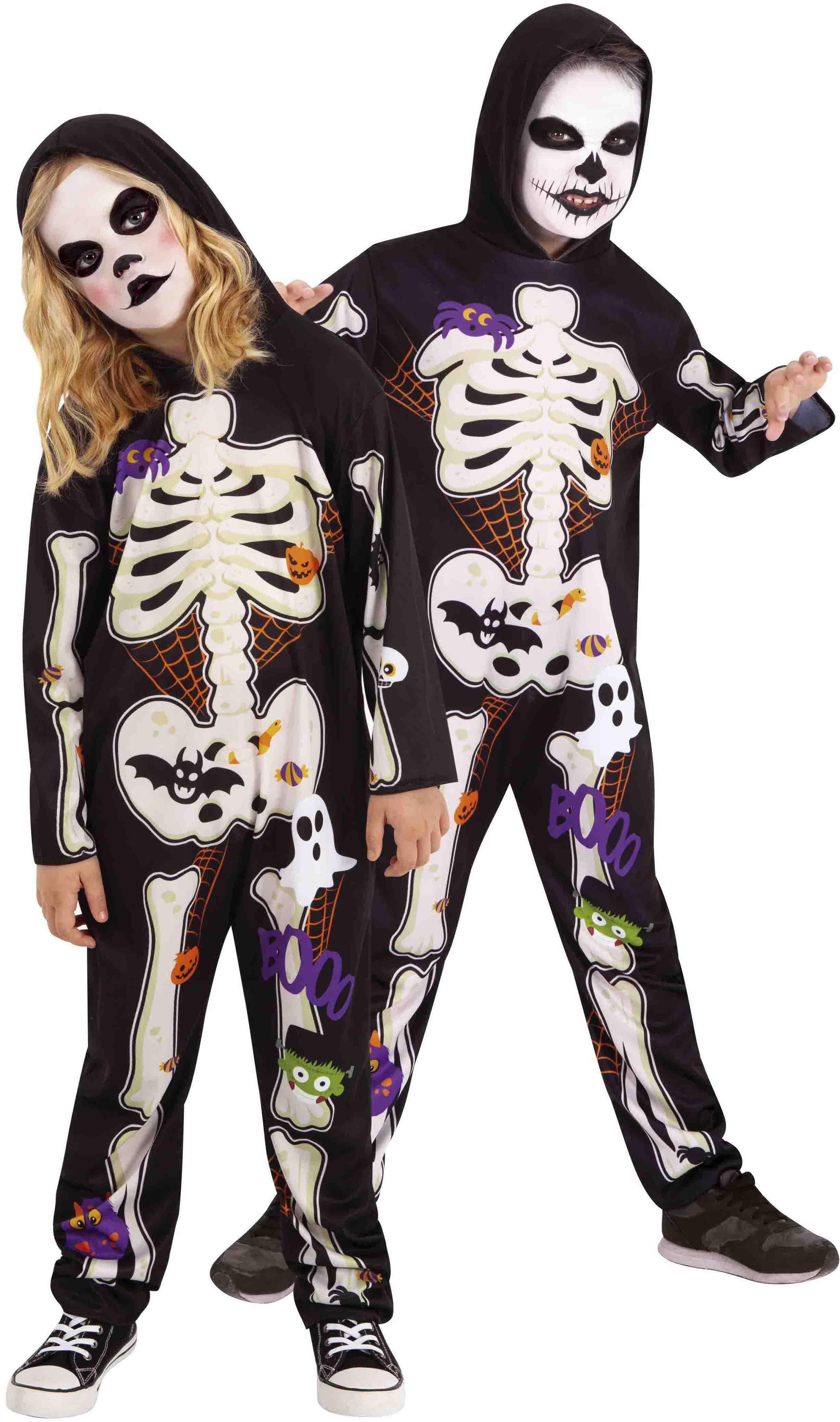 Disfraz de Esqueleto Divertido Infantil Esqueletos Rubies