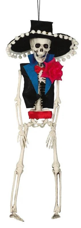 Esqueleto de Catrin Mexicano de Decoración Decoración Halloween Guirca