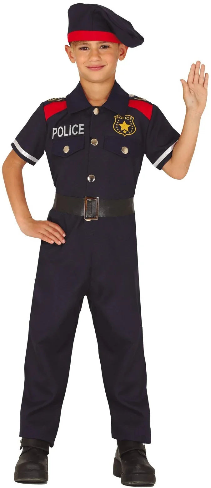 Disfraz de Mosso d'Esquadra Infantil Policías y Presos Infantiles Guirca