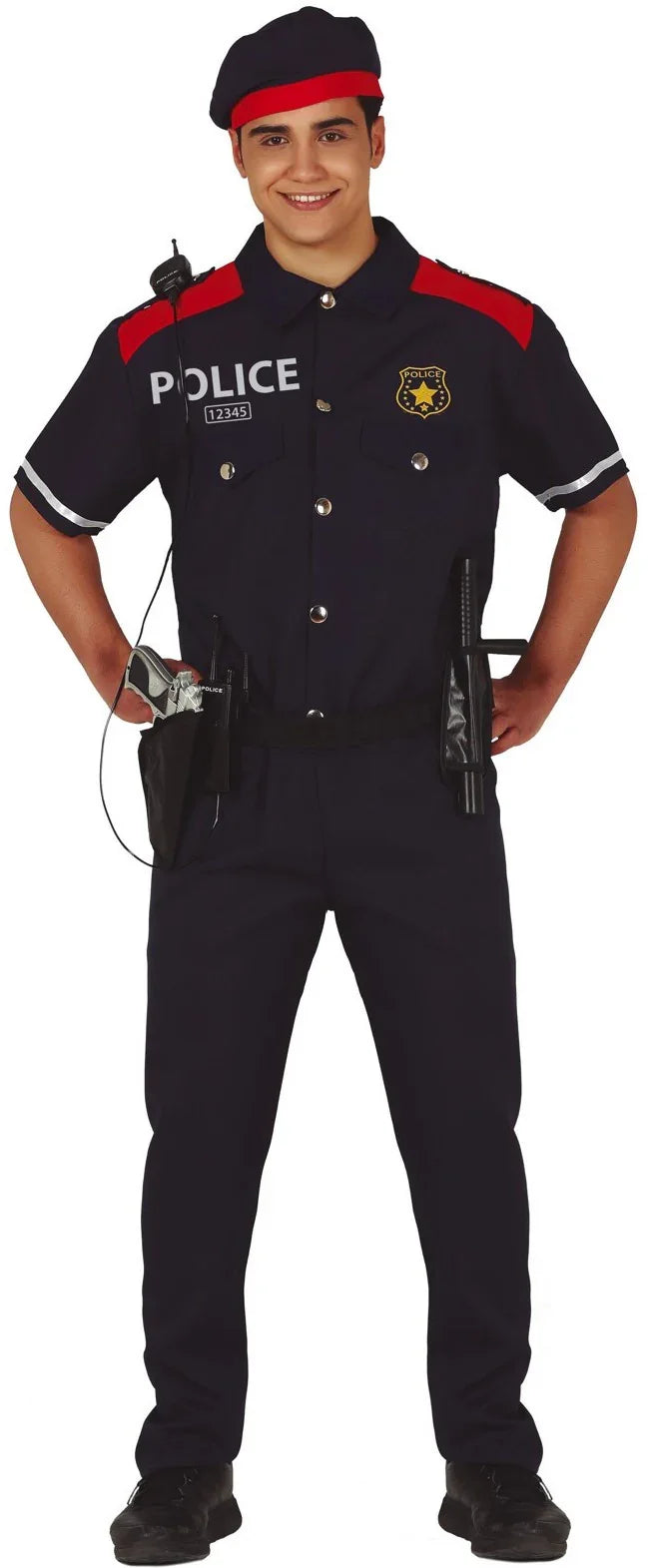 Disfraz de Mosso d'Esquadra para Adulto Policías y Presos Guirca