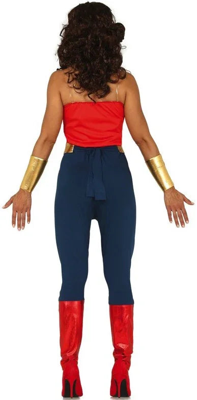Disfraz de Wonder Lady con Pantalón para Mujer Wonder Woman Guirca