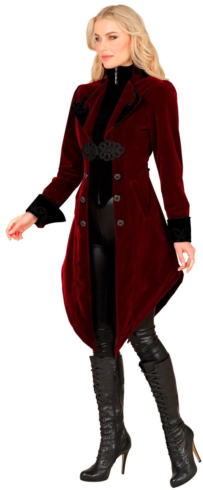 Costumi in Coppia da Gotici con Giacca Bordeaux