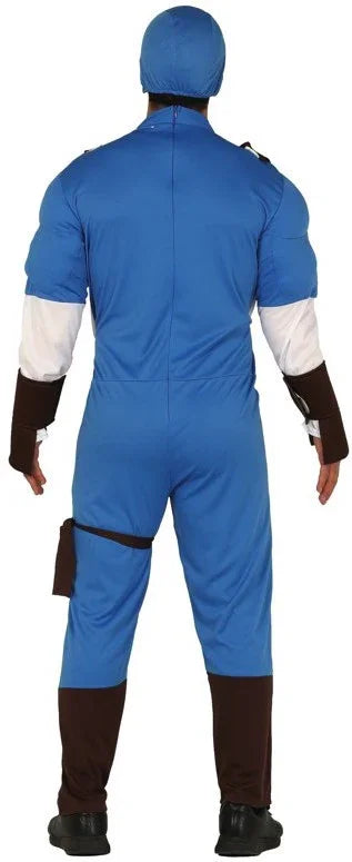 Disfraz de Capitán Estrella para Adulto Superhéroe Guirca