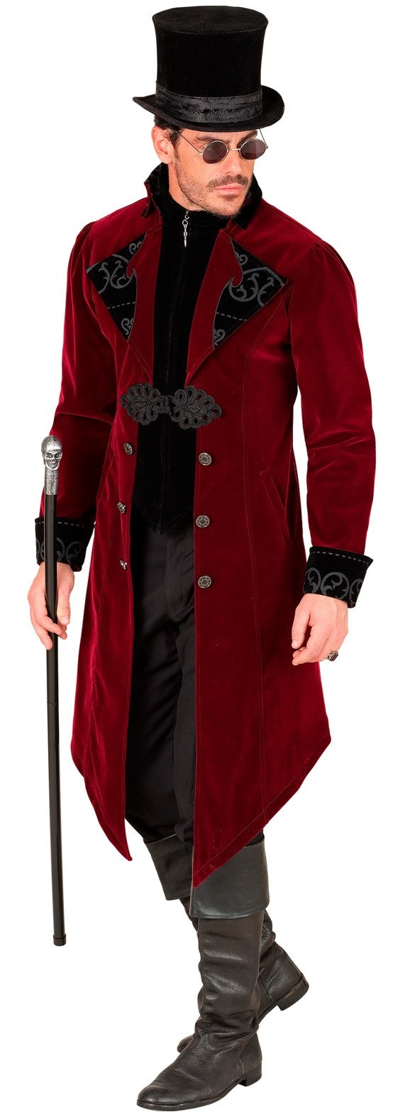 Costumi in Coppia da Gotici con Giacca Bordeaux