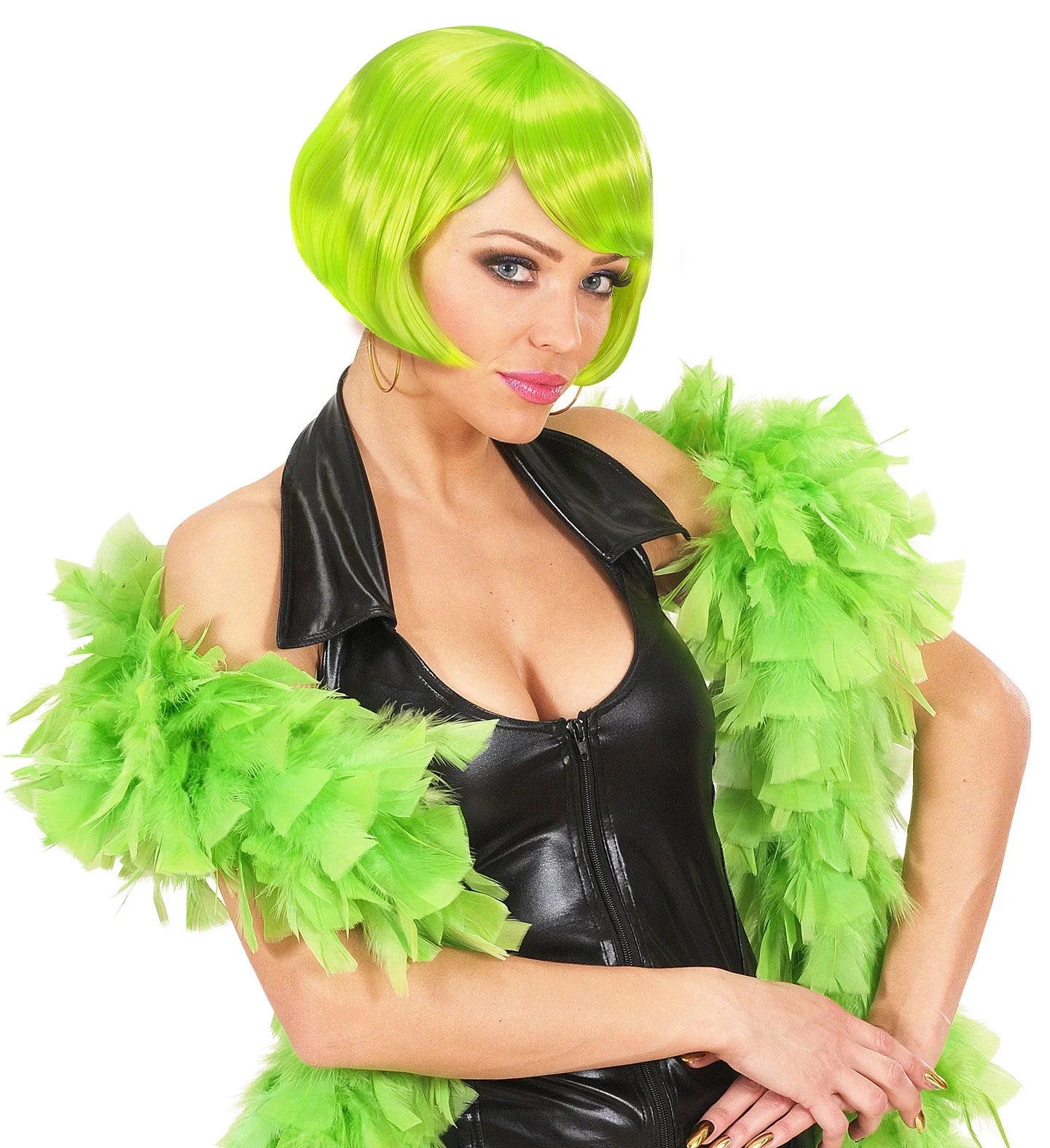 Boa de Plumas Verde Lima Boas de Plumas Widmann