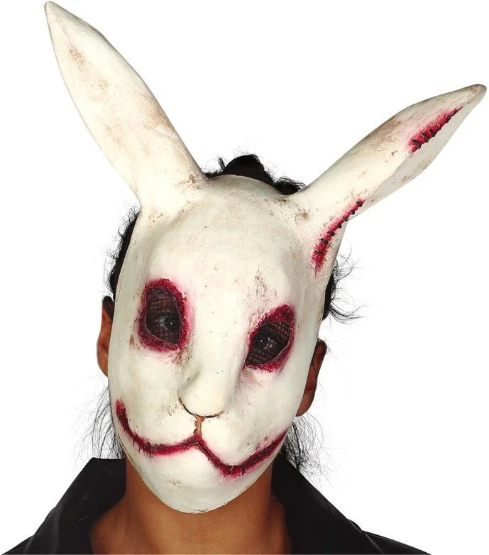 Máscara de Conejo Aterrador para Adulto Máscaras Halloween Guirca