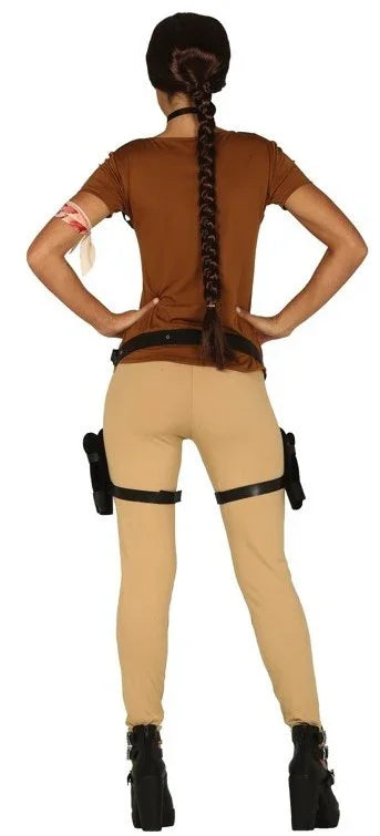 Disfraz de Aventurera Lara Croft para Mujer Videojuegos Guirca