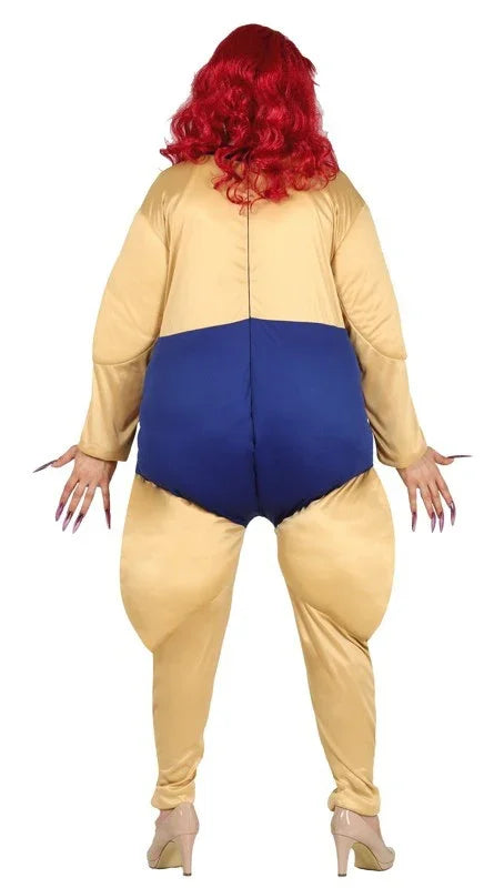 Disfraz de Drag Queen con Pezoneras para Hombre Despedidas Guirca