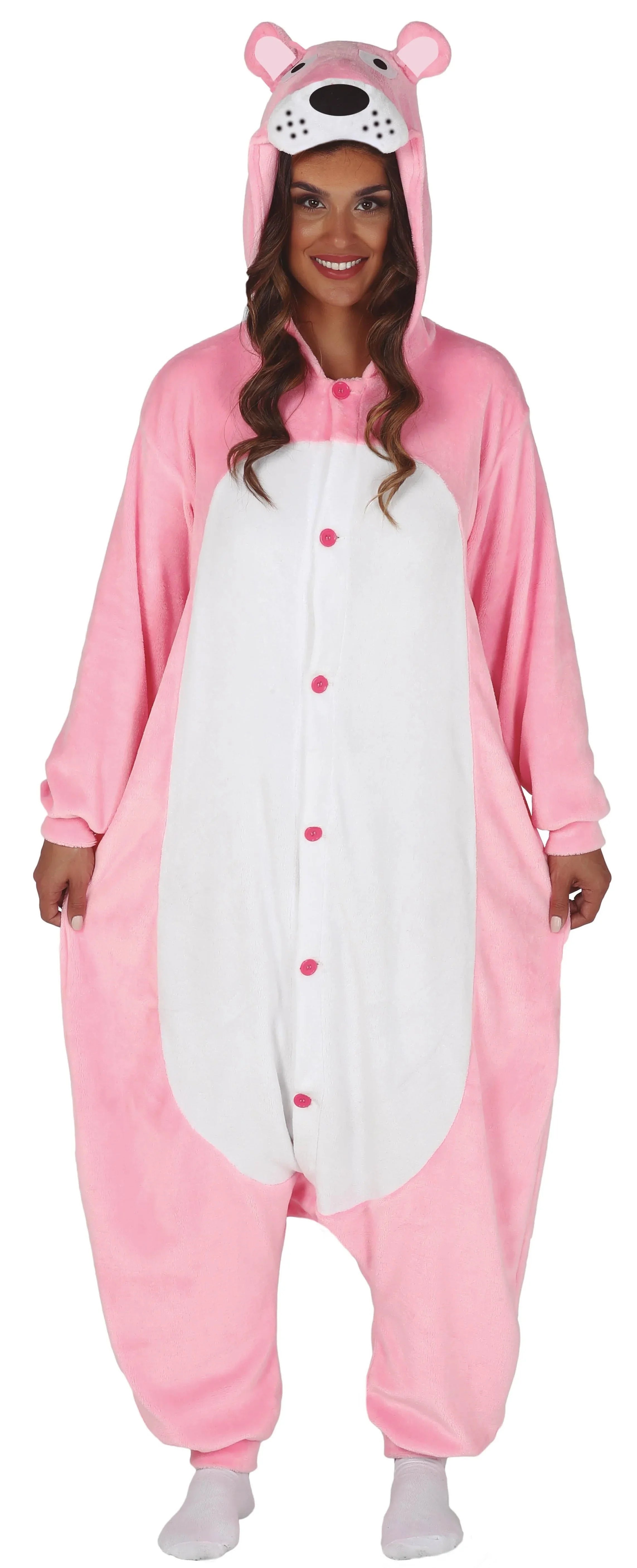 Disfraz de Pantera Rosa de Peluche para Mujer Animales Guirca