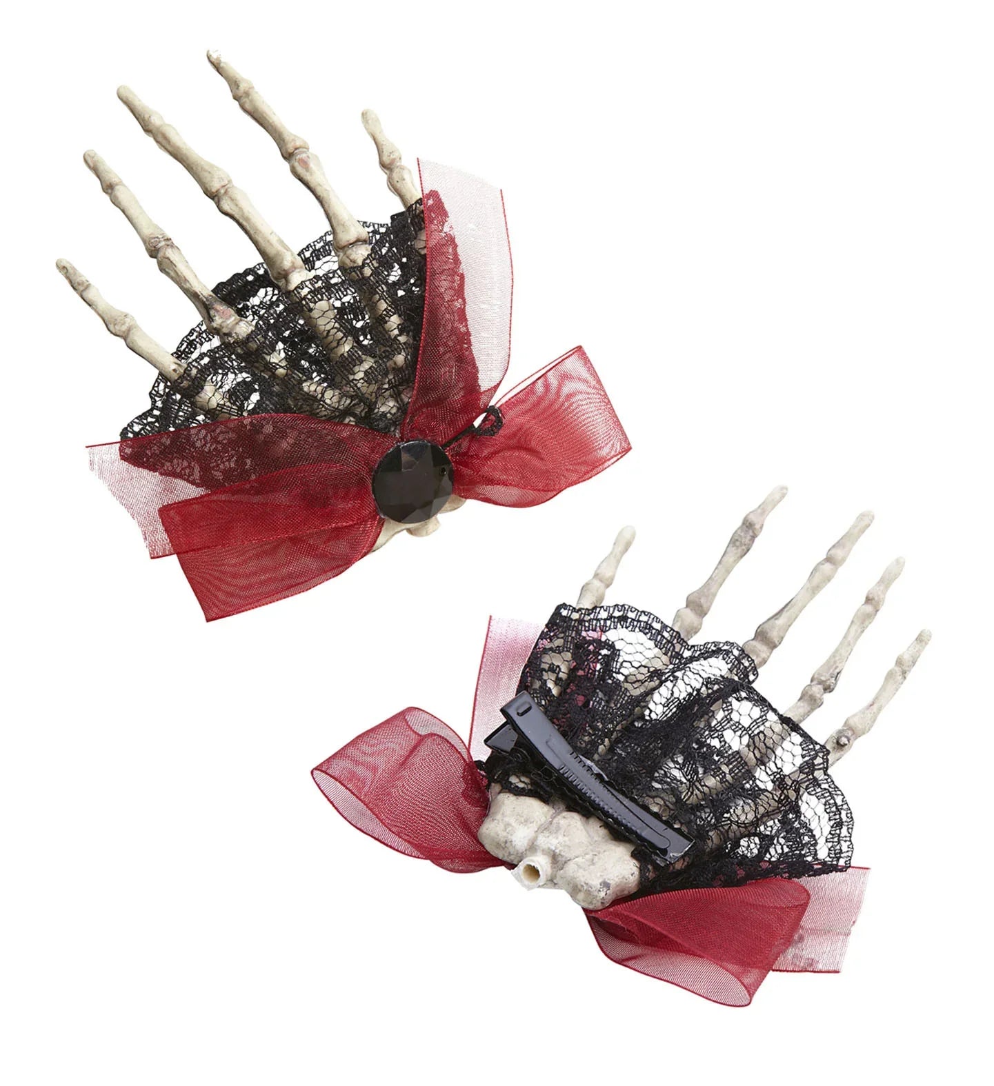 Mano de Esqueleto con Lazo para el Pelo Accesorios Halloween Widmann