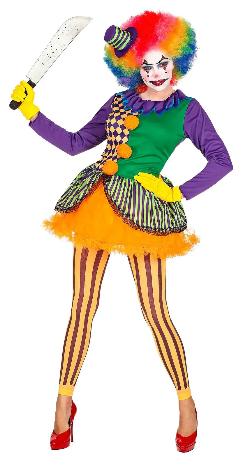 Disfraz de Payasa Joker para Mujer Payasos Asesinos Widmann