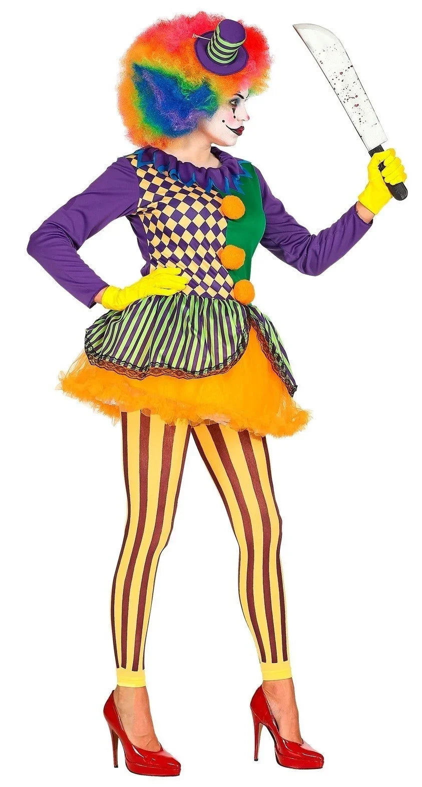 Disfraz de Payasa Joker para Mujer Payasos Asesinos Widmann