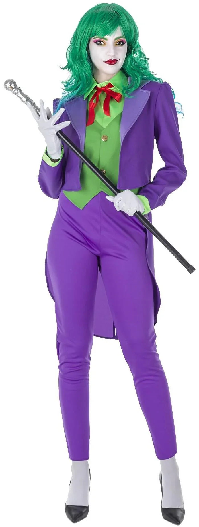 Disfraz de Joker Elegante para Mujer Joker Kimokawaii
