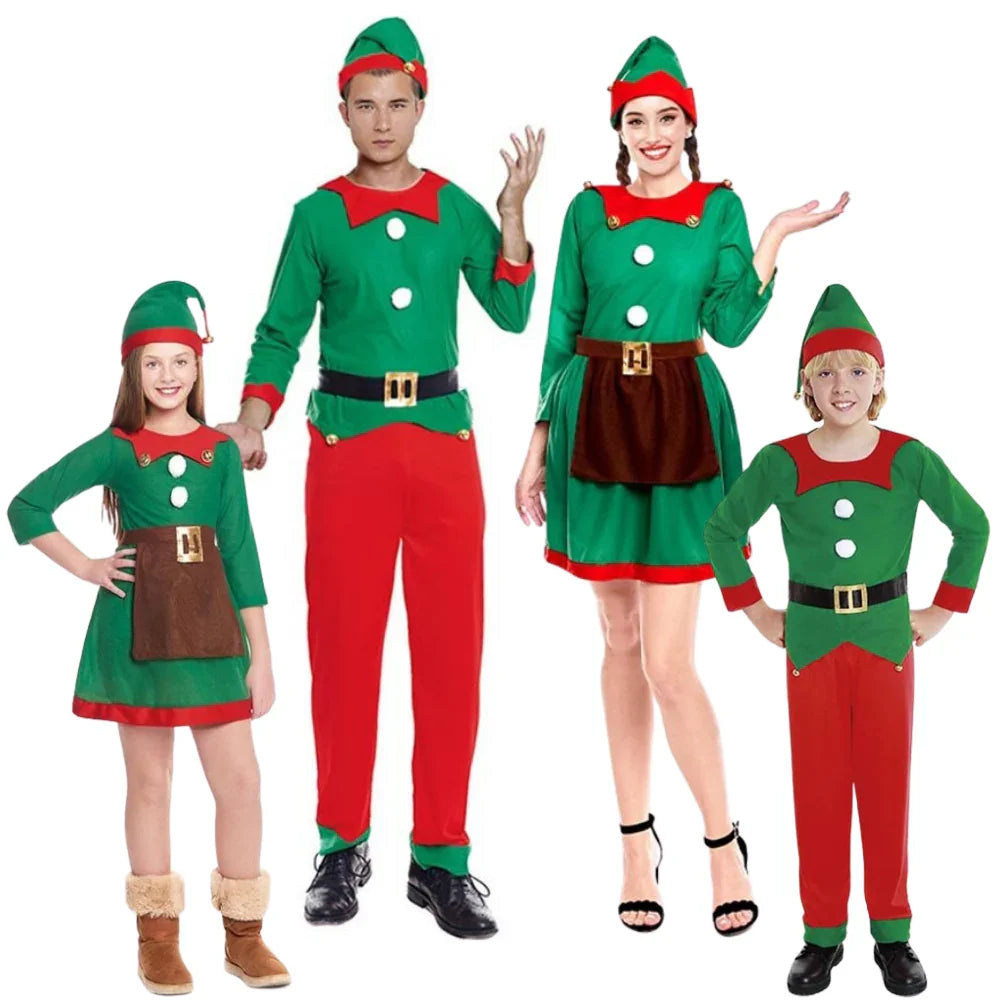 Disfraces para Grupo de Elfos Traviesos de Navidad Elfos Navideños Disfraces Simon