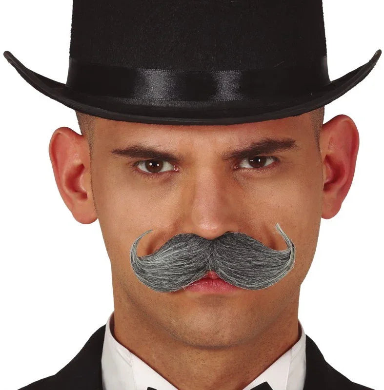 Bigote Canoso con Puntas Barbas y Bigotes Guirca