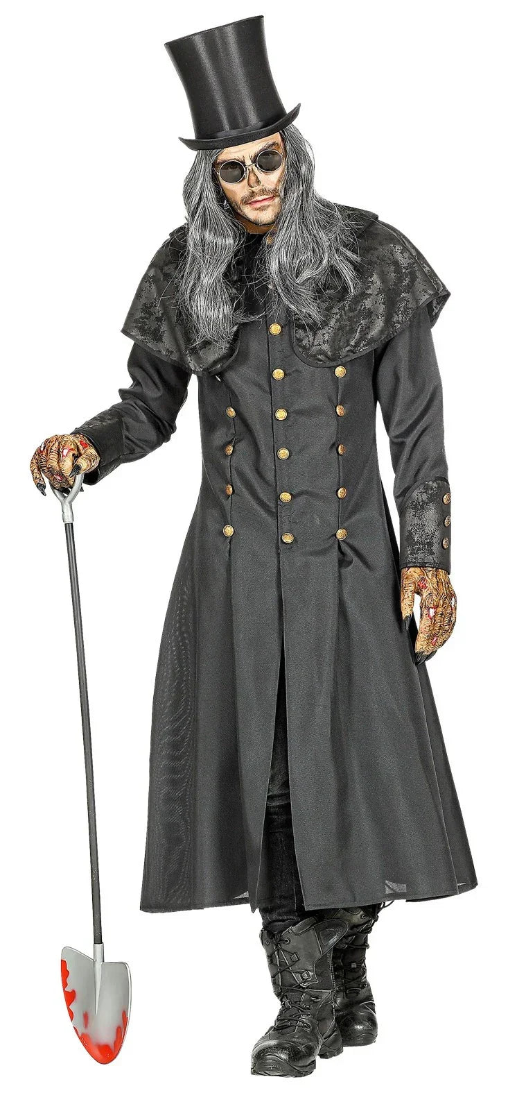 Disfraz de Enterrador con Abrigo Largo para Hombre Vampiros y vampiresas Widmann