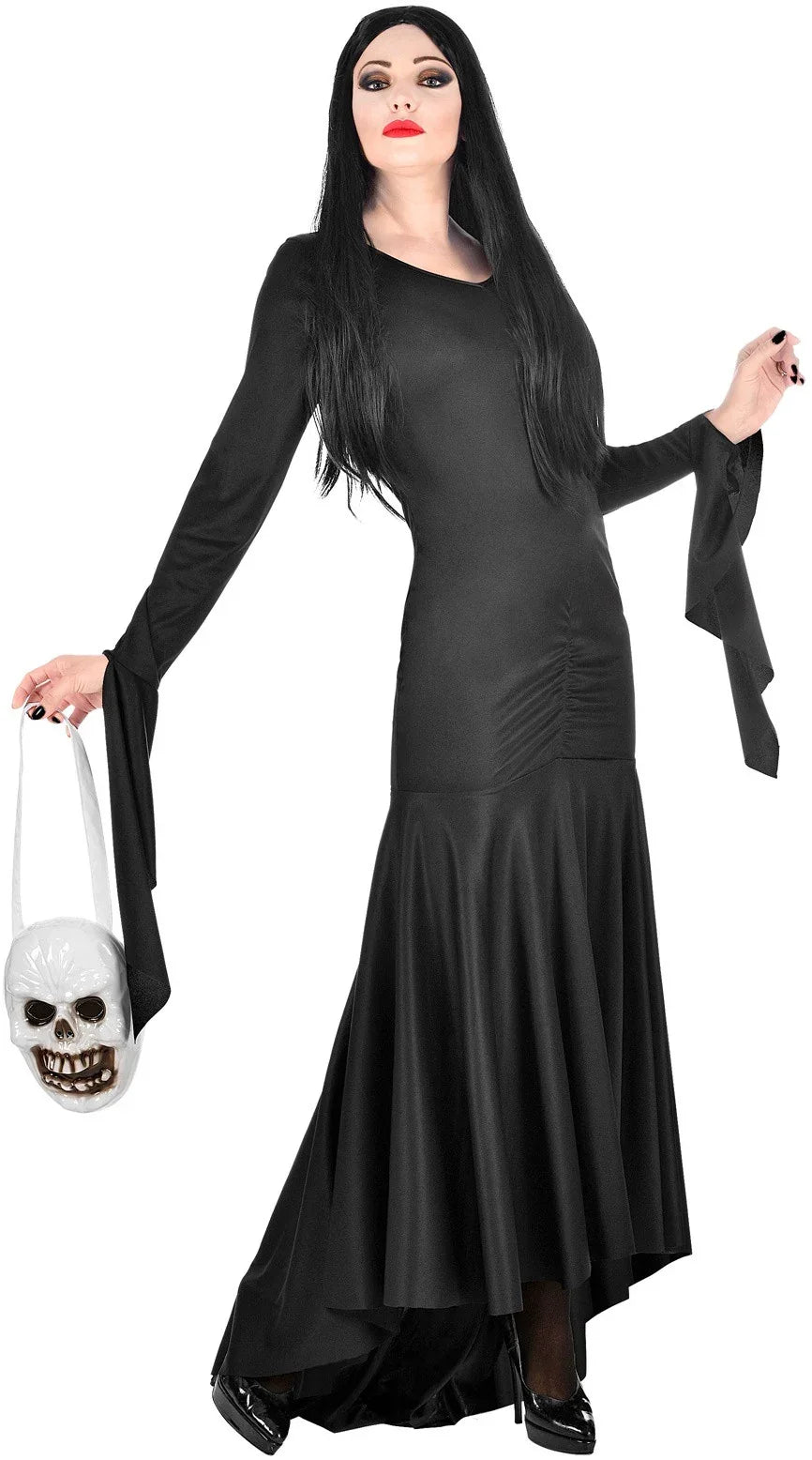 Disfraz de Morticia Elegante para Mujer Morticia Addams Widmann