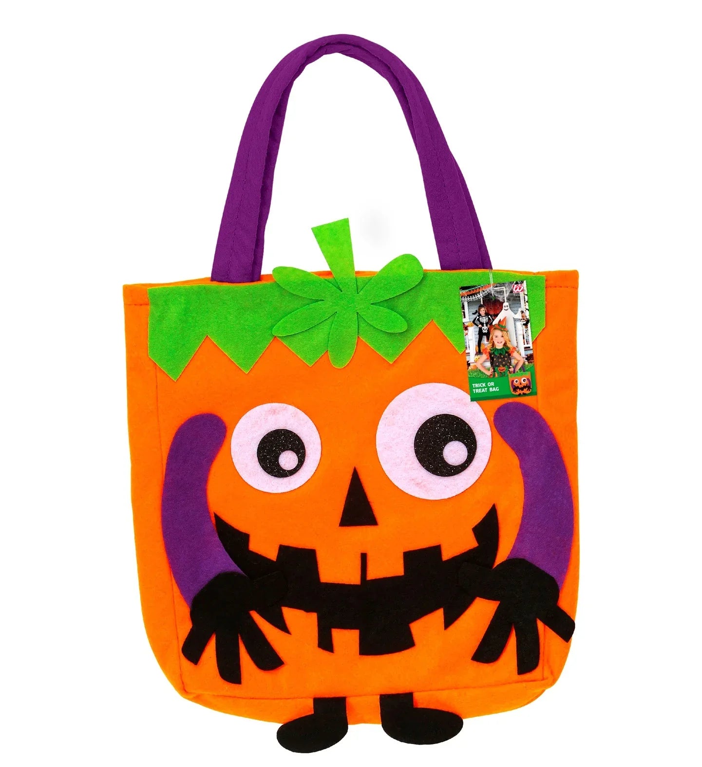 Bolso de Calabaza Divertida de Halloween Infantil Complementos Halloween Widmann