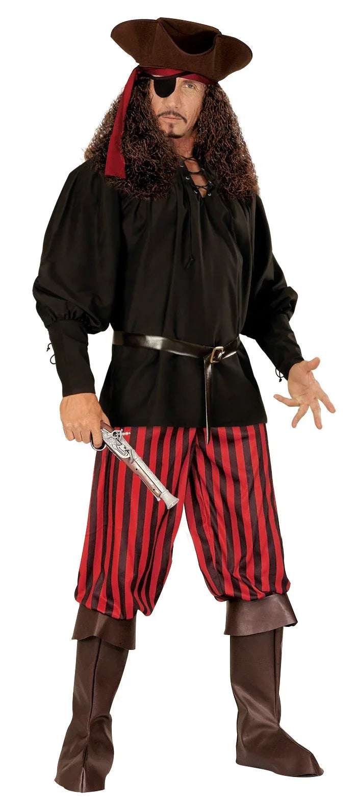 Camisa Medieval Negra para Adulto Medieval Widmann