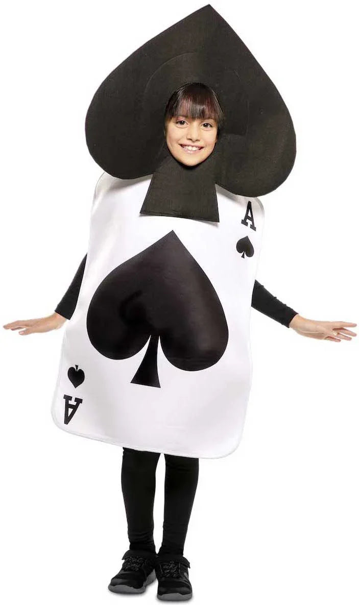 Disfraz de Carta As de Picas Infantil Cartas Poker EuroCarnavales