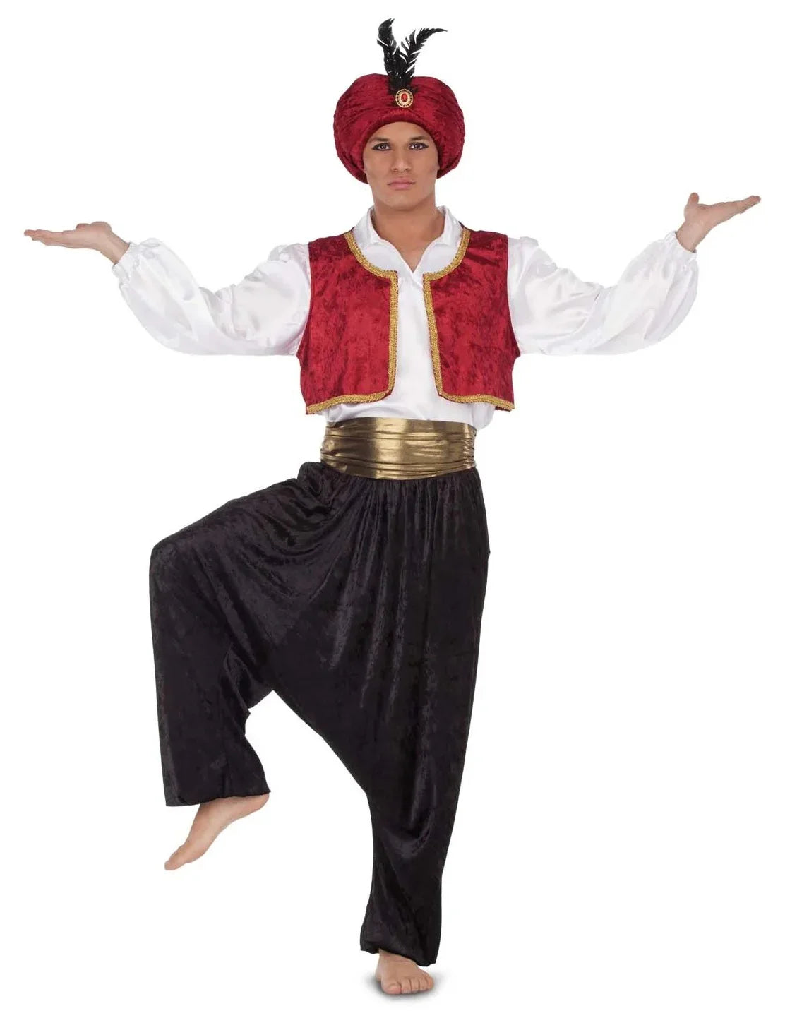 Disfraz de Fakir con Turbante para Hombre Hindús Viving