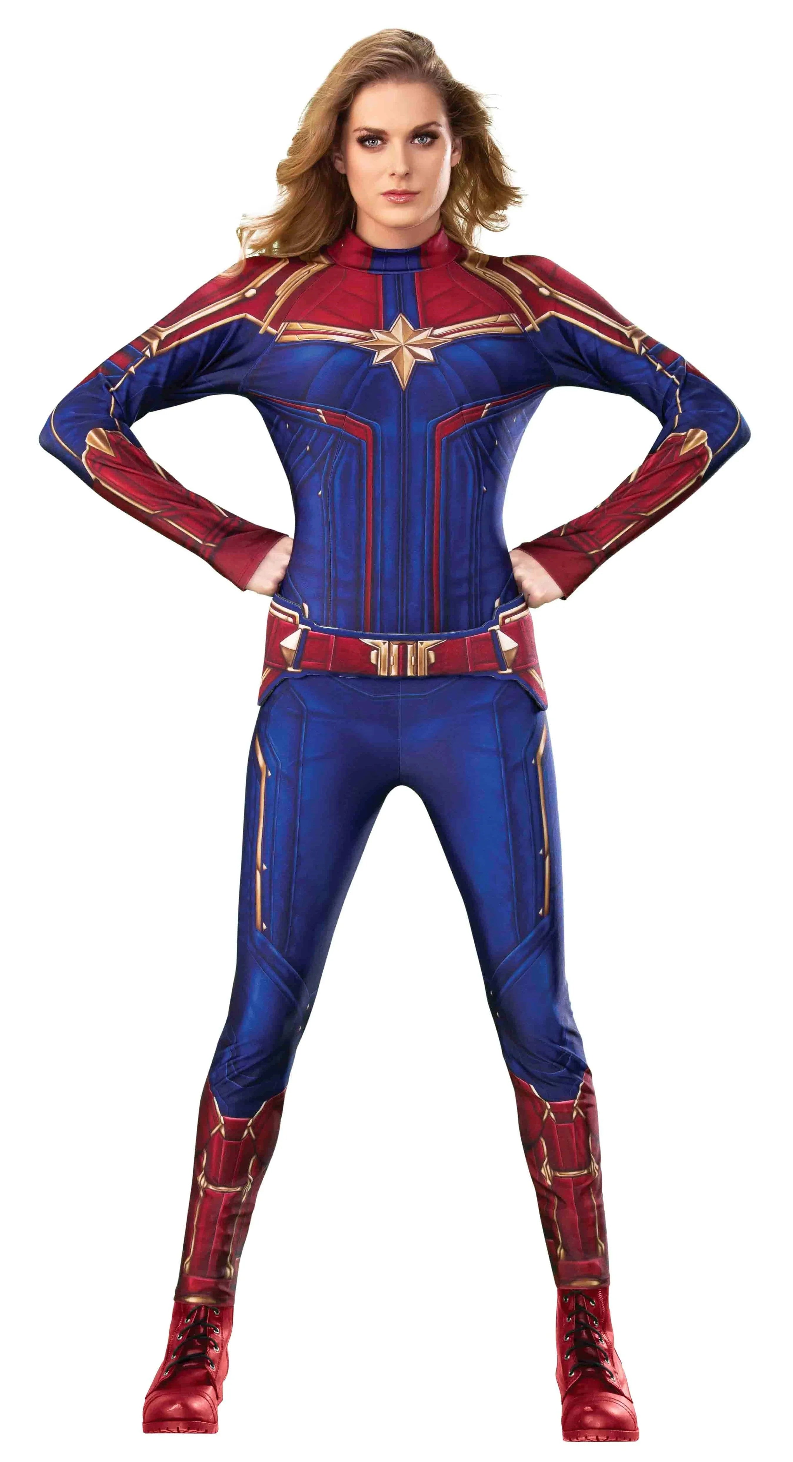 Disfraz de Capitana Marvel Oficial para Mujer Capitana Marvel Rubies