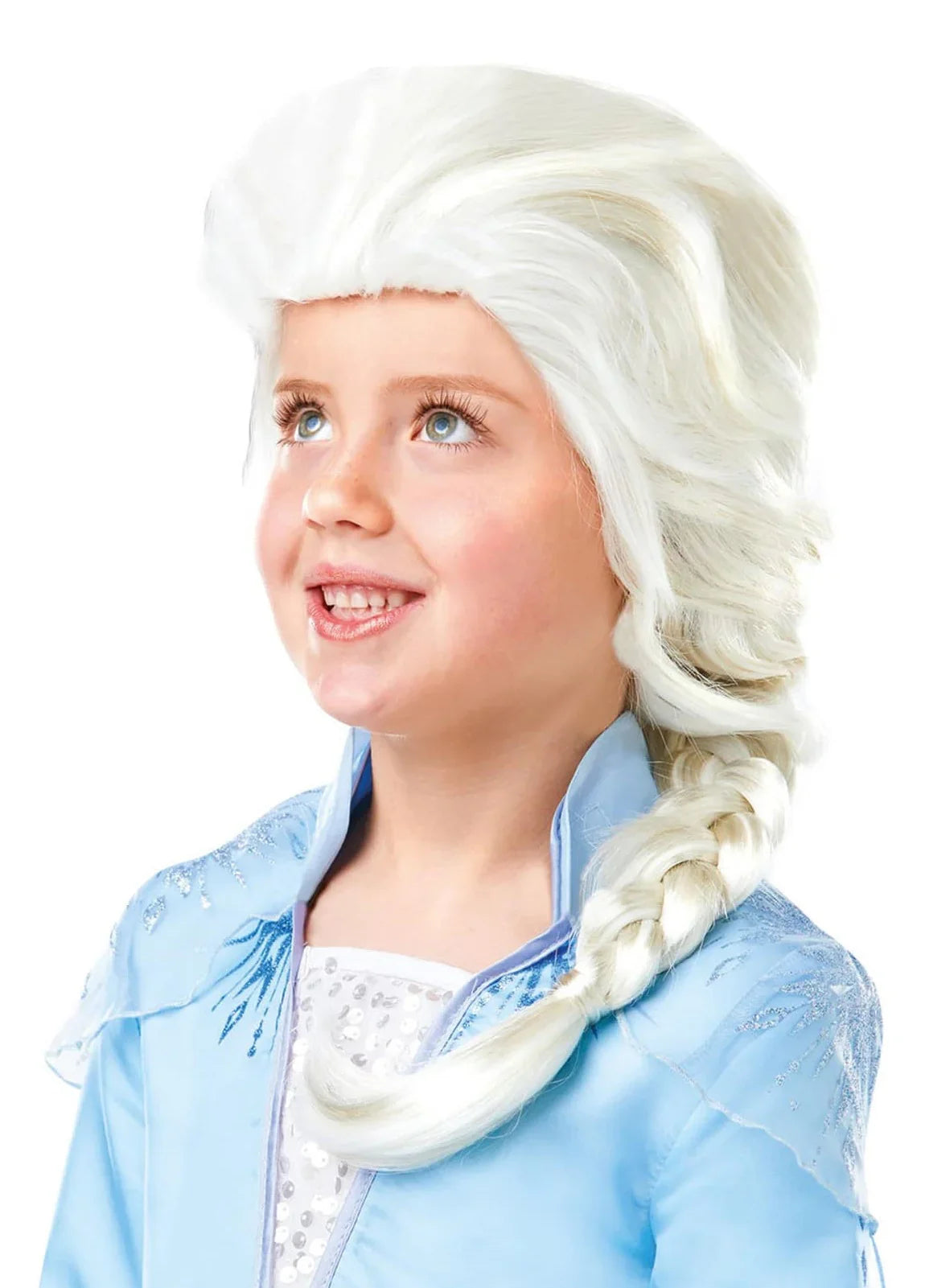 Peluca de Elsa Frozen 2 Infantil Oficial Disney Elsa Frozen Rubies