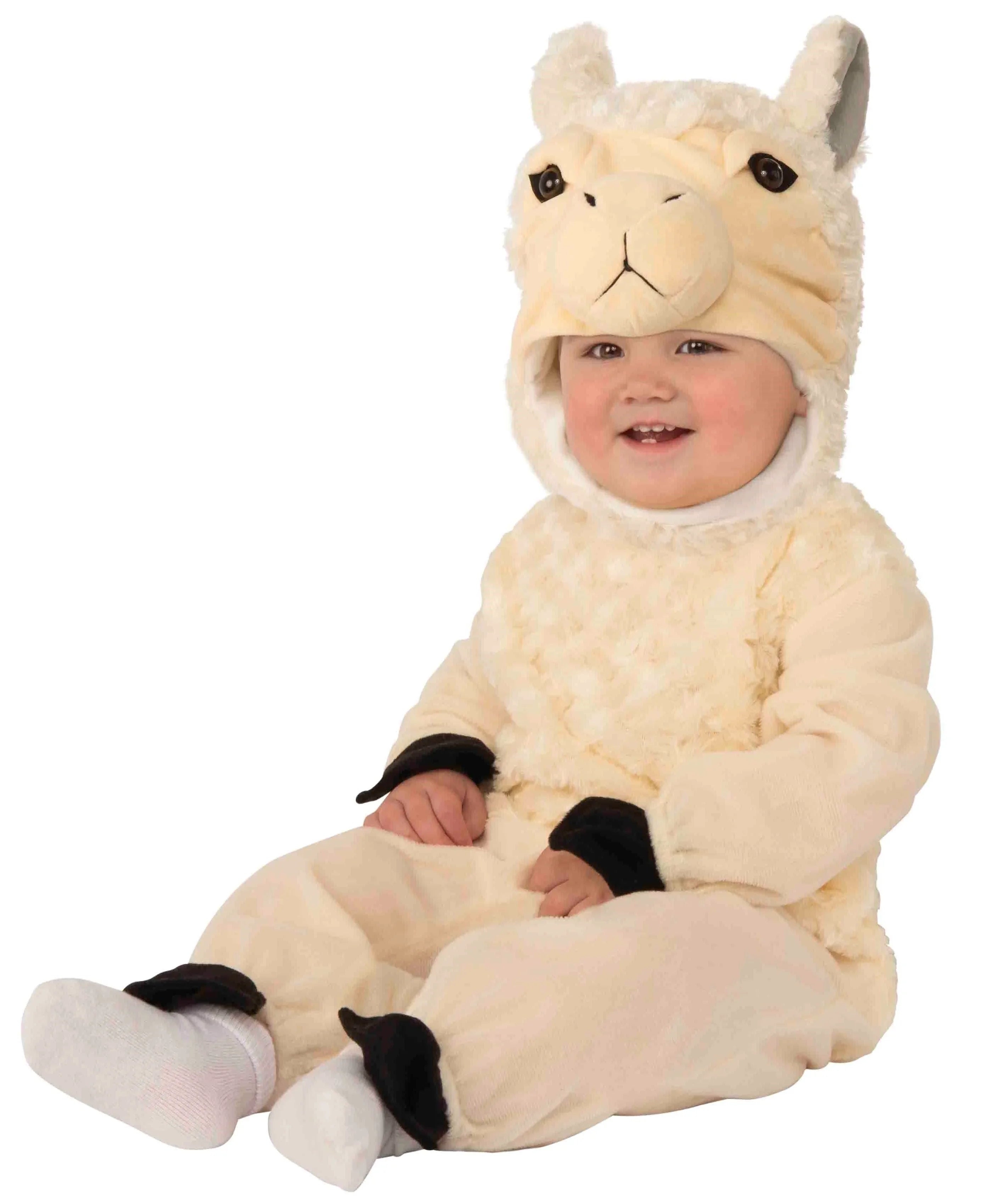 Disfraz de Llama de Peluche para Bebé Animales Infantiles Rubies